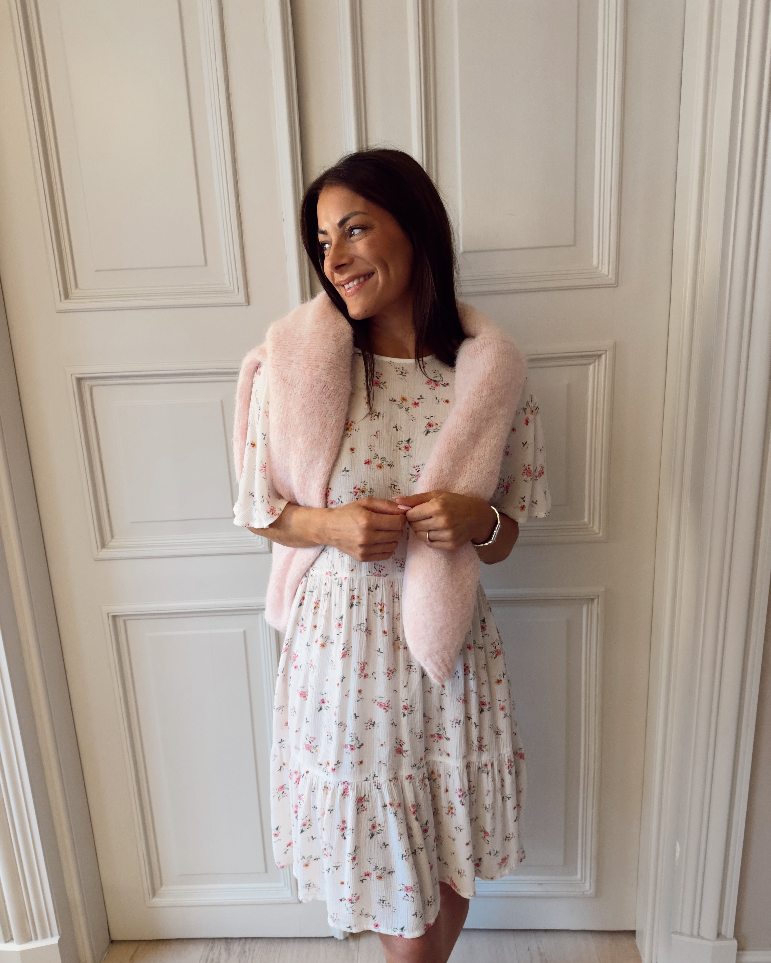 VIGREIS Midi Dress - Snow White